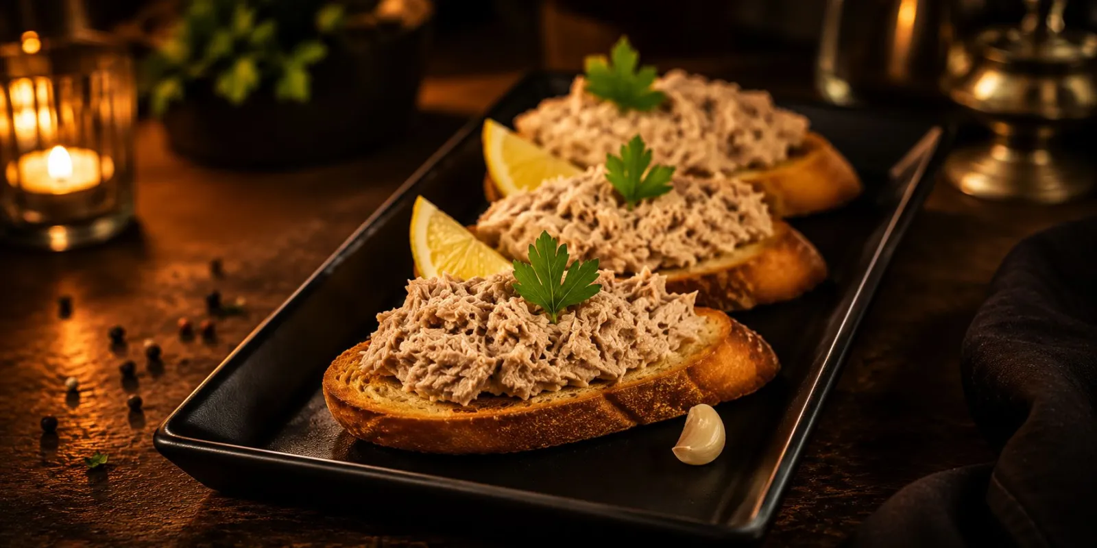 Bruschette cu Ton